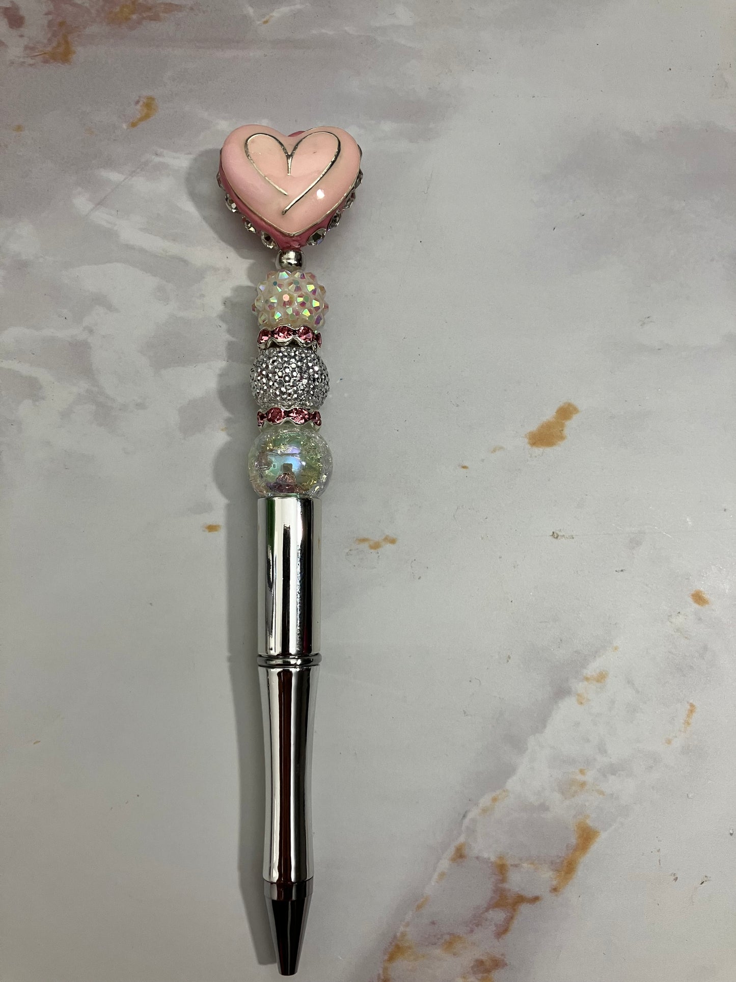 Crackle My Heart Luxe Beaded Pen