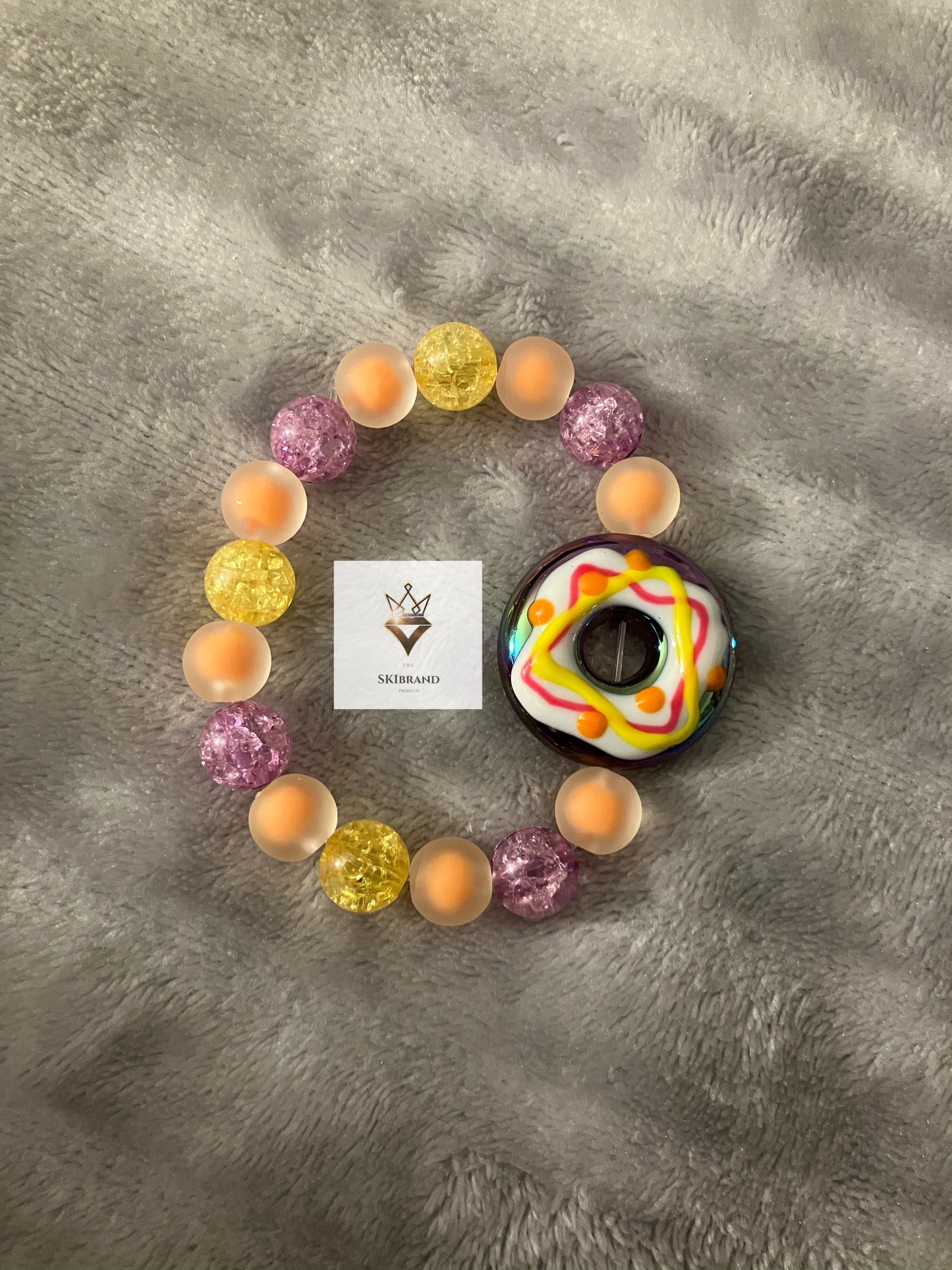 Grape Filled Sweet Doughnut Bracelet