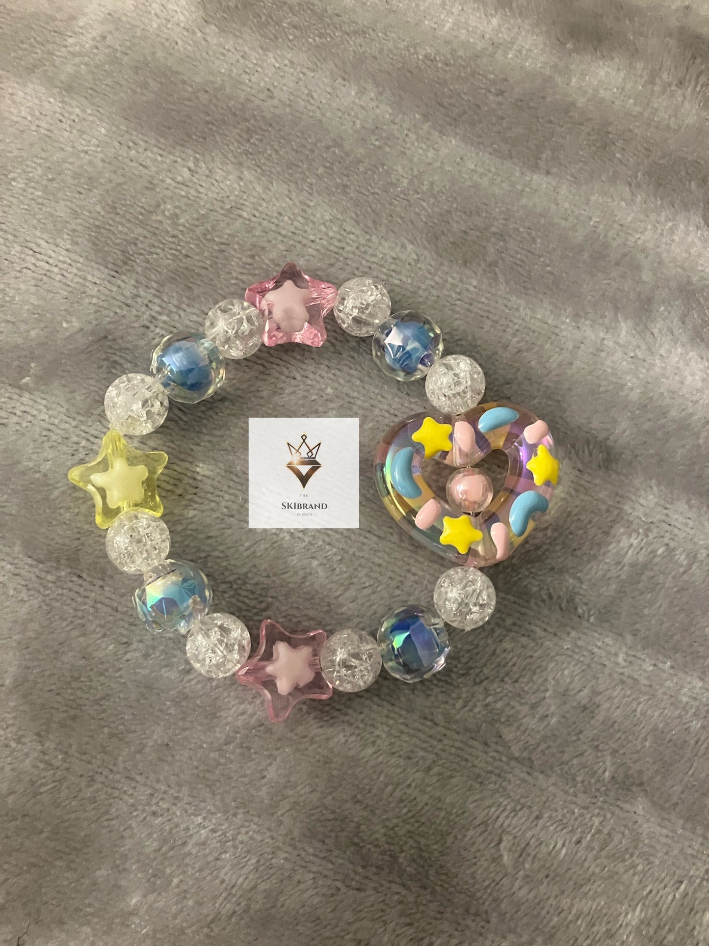 Starry Heart Sweet Doughnut Bracelet