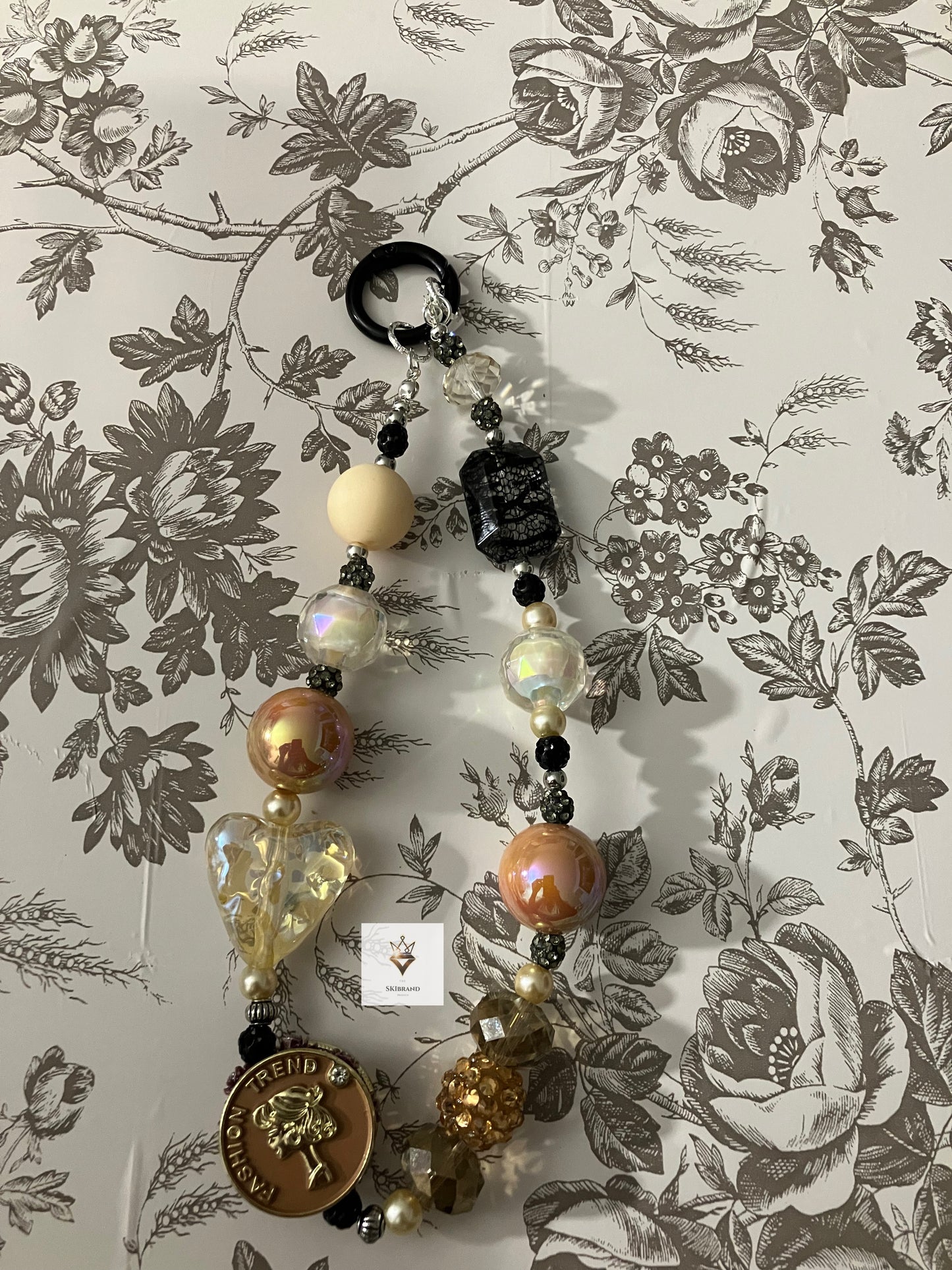 Fashion Trend Luxe Beaded Keychain