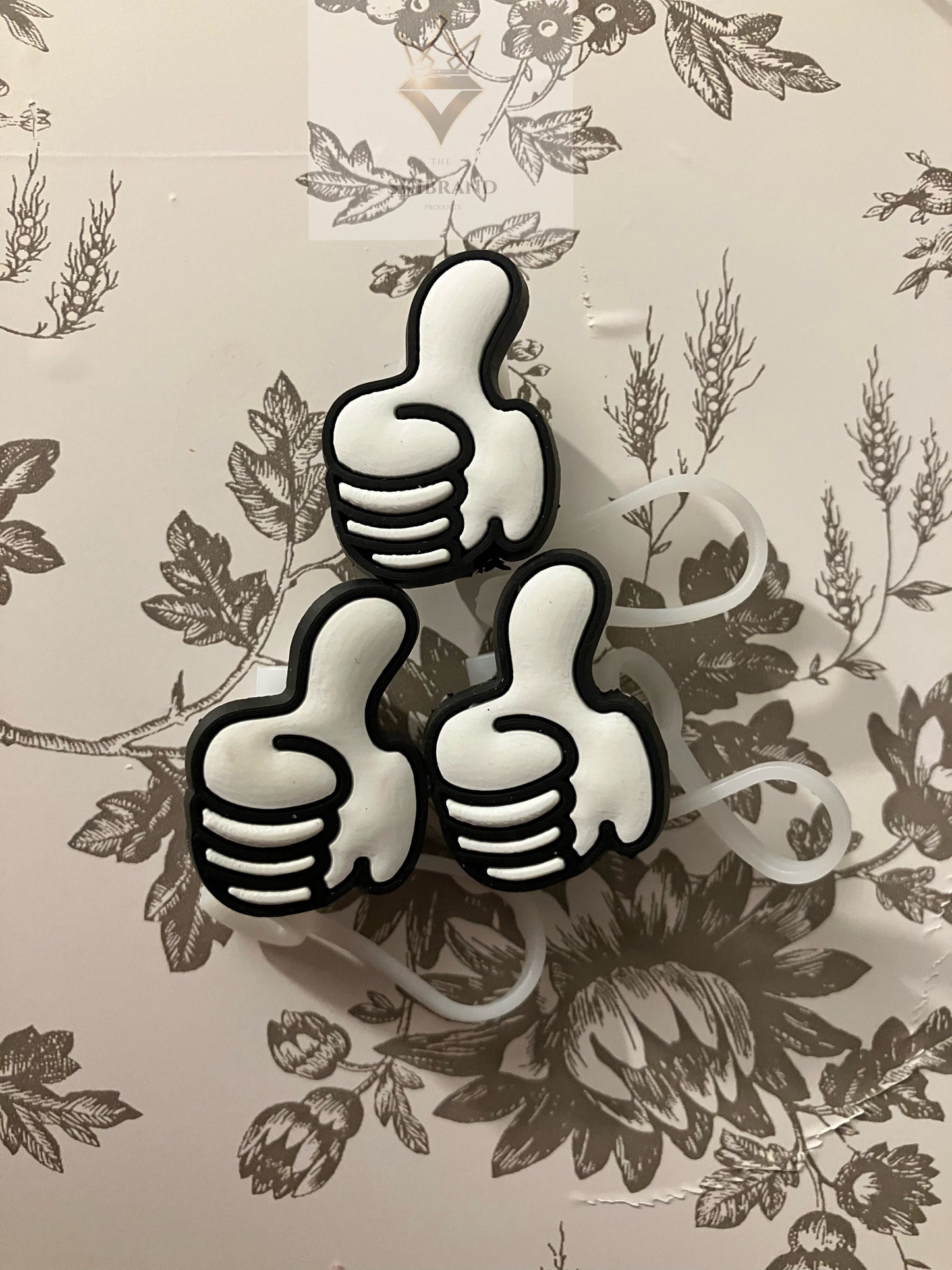 Thumbs Up Straw Topper